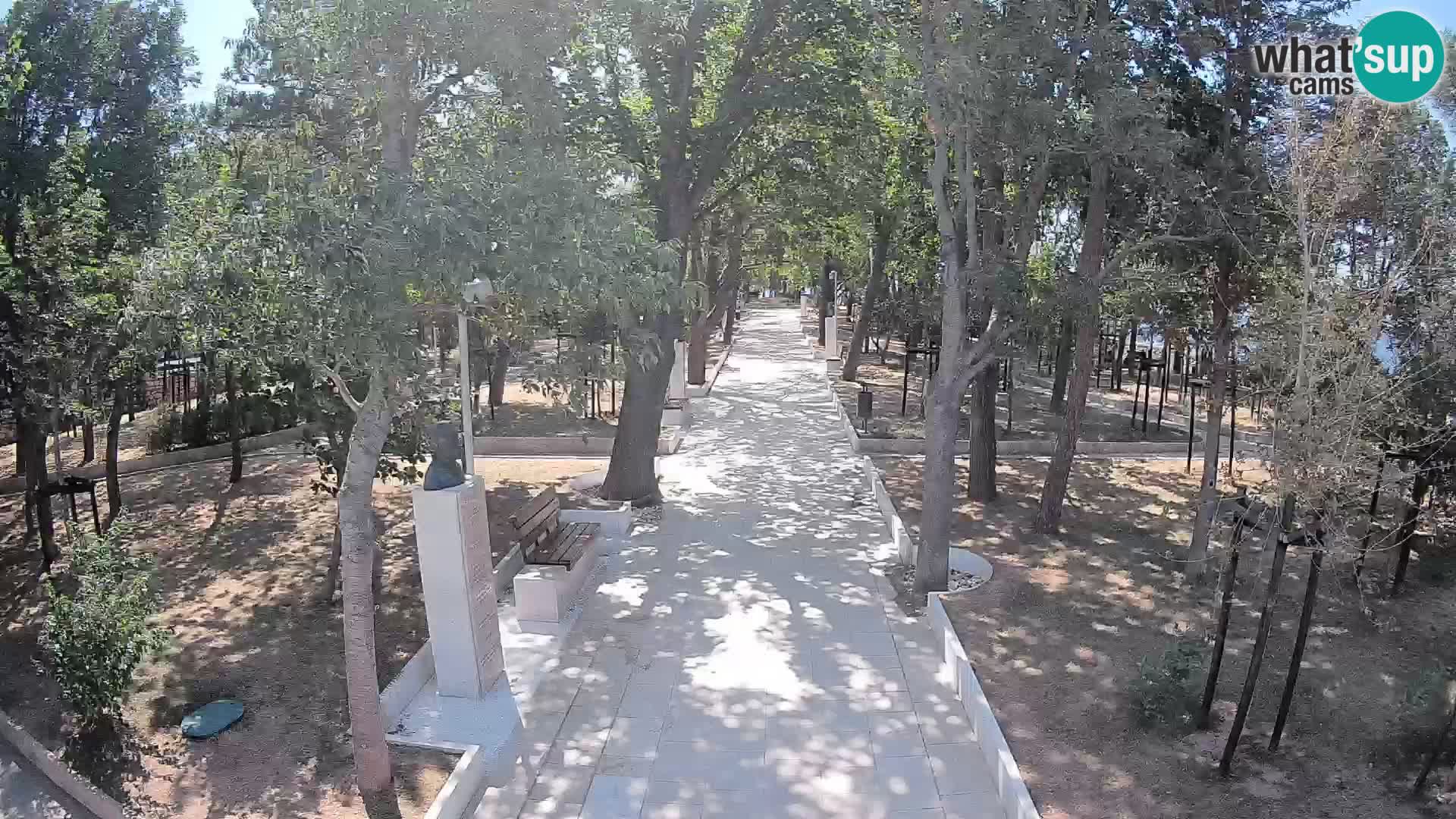 Webcam Schriftstellerpark Senj – Live am Meer