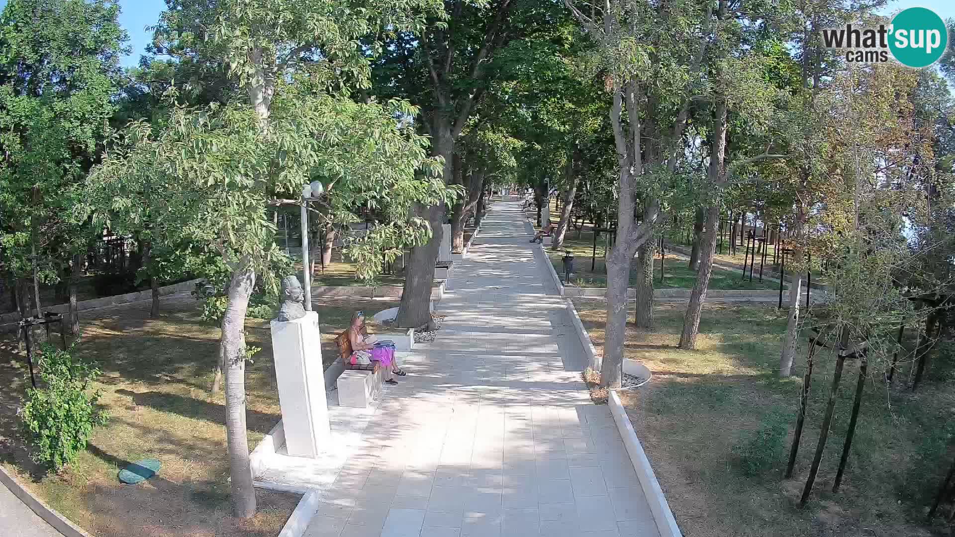 Writers’ Park Webcam Senj – Live by the Sea
