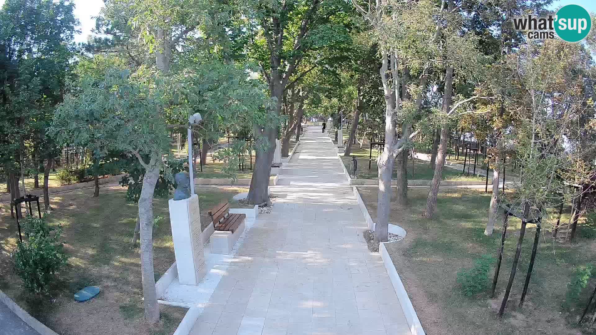 Webcam Schriftstellerpark Senj – Live am Meer