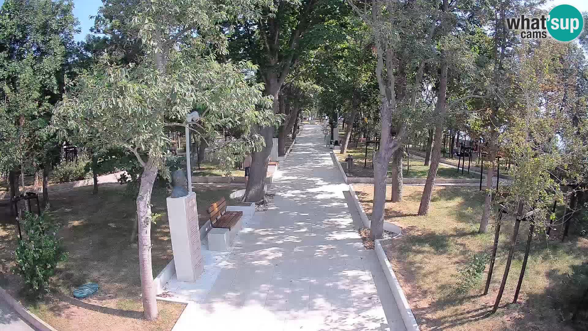 Writers’ Park Webcam Senj – Live by the Sea