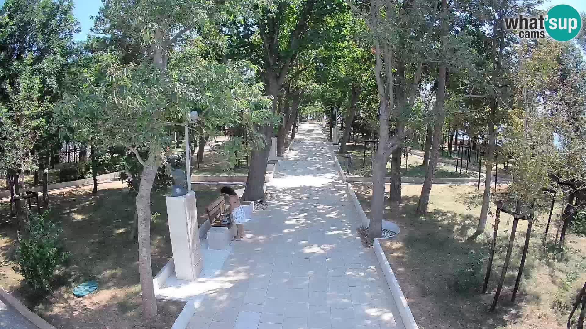 Writers’ Park Webcam Senj – Live by the Sea
