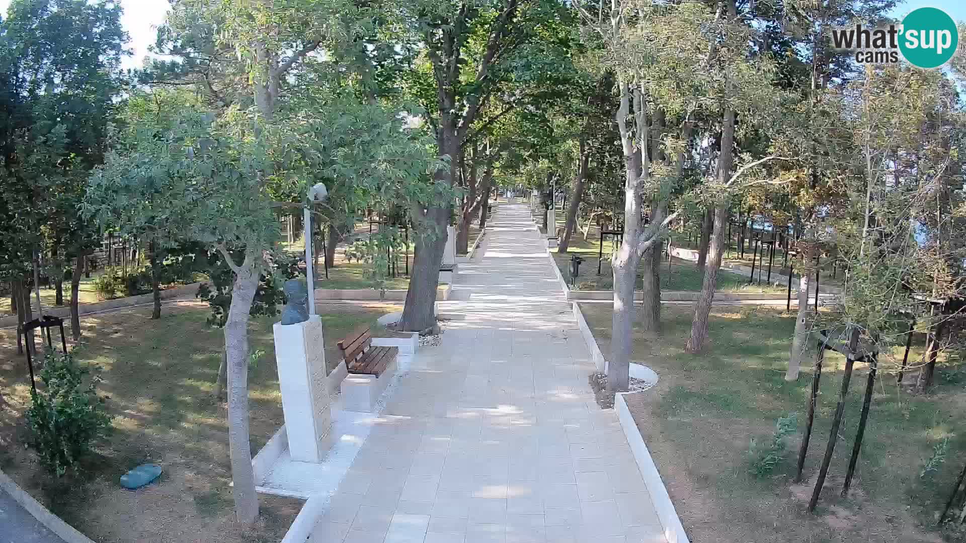 Writers’ Park Webcam Senj – Live by the Sea