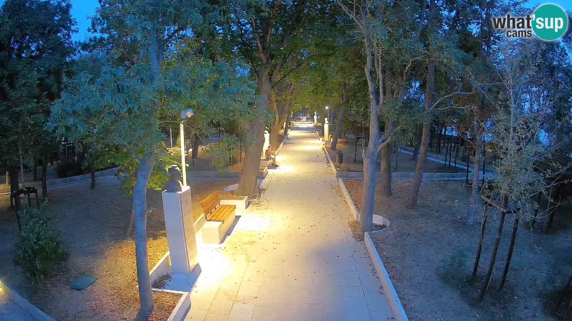 Writers’ Park Webcam Senj – Live by the Sea