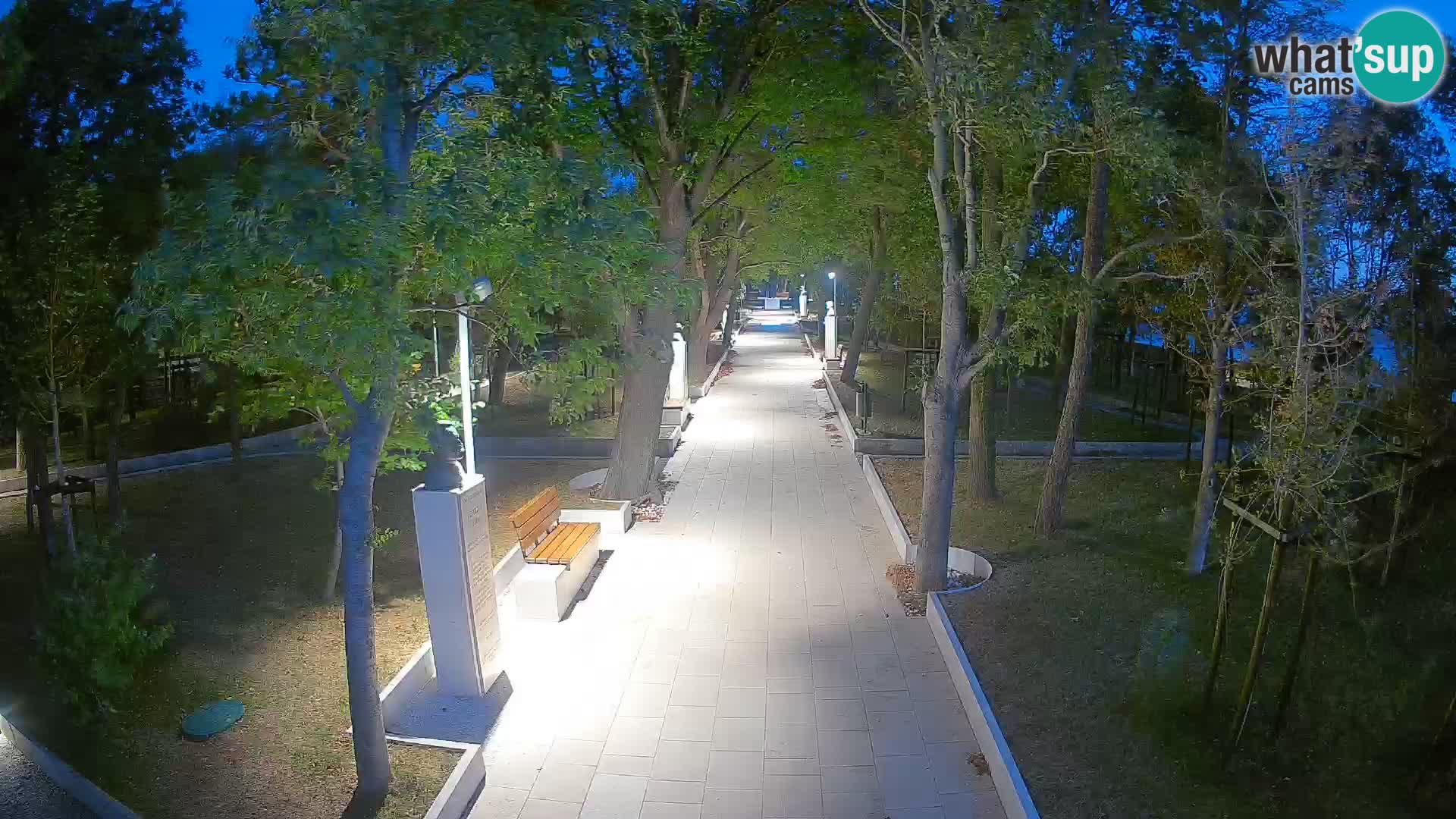 Writers’ Park Webcam Senj – Live by the Sea