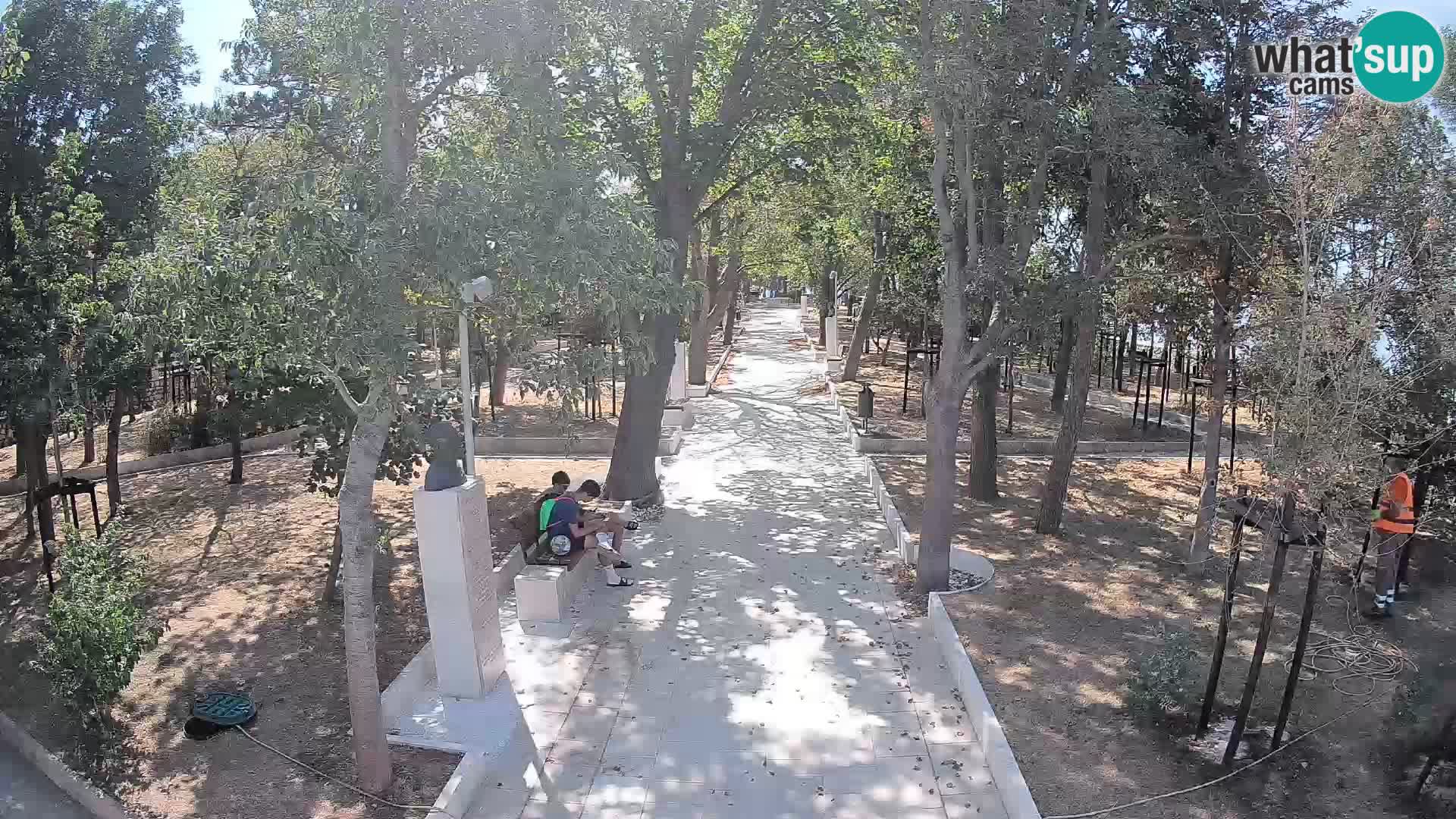 Writers’ Park Webcam Senj – Live by the Sea