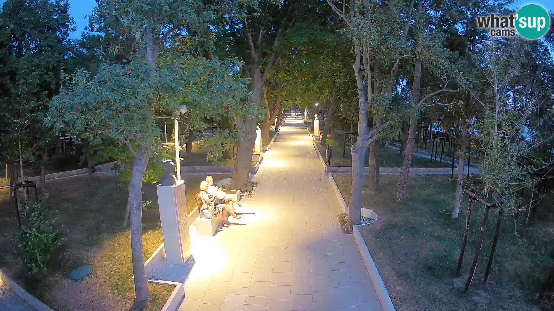 Writers’ Park Webcam Senj – Live by the Sea