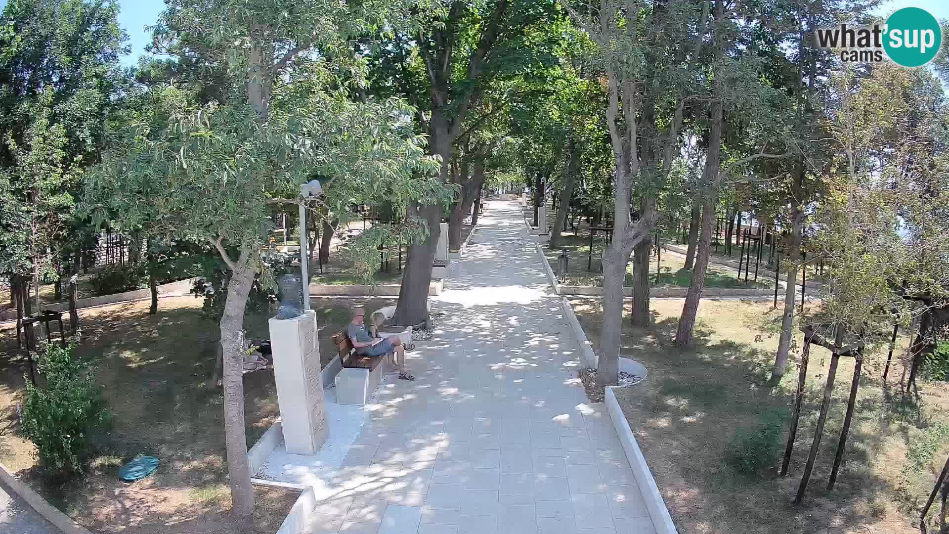 Webcam Schriftstellerpark Senj – Live am Meer