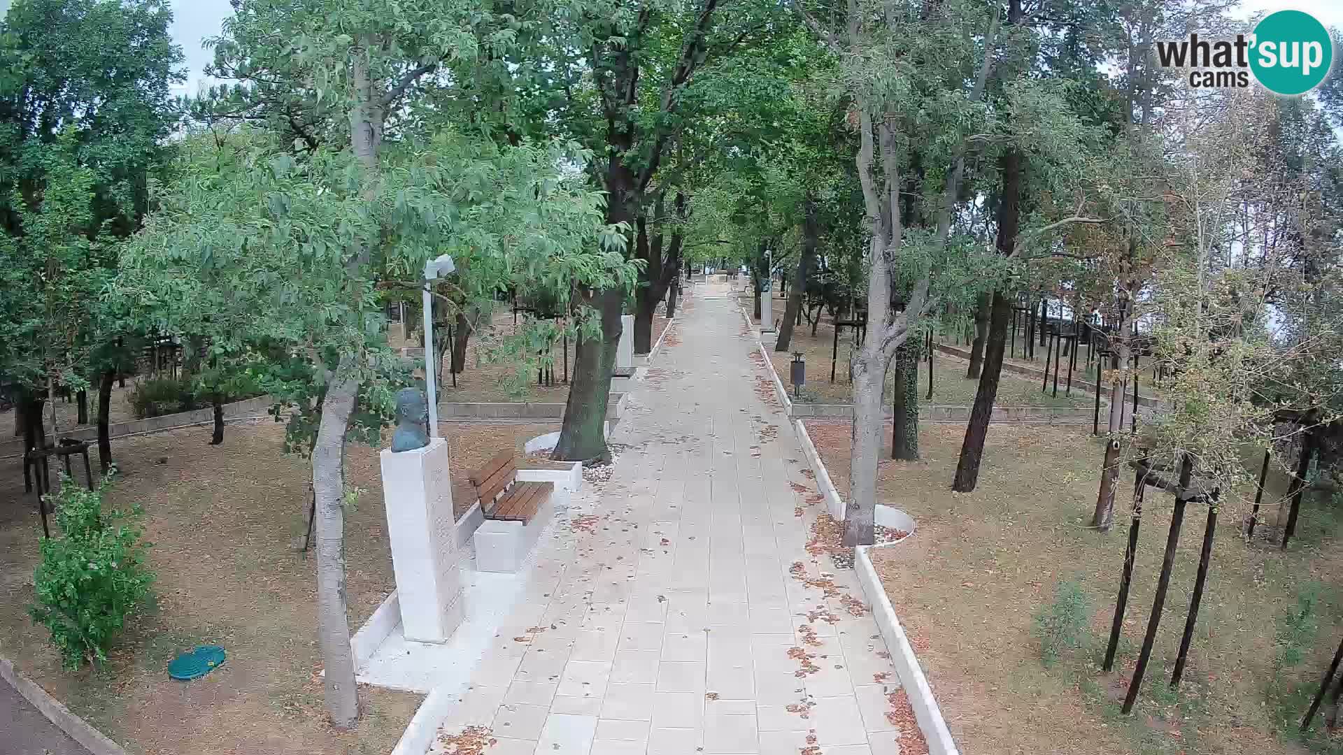 Writers’ Park Webcam Senj – Live by the Sea
