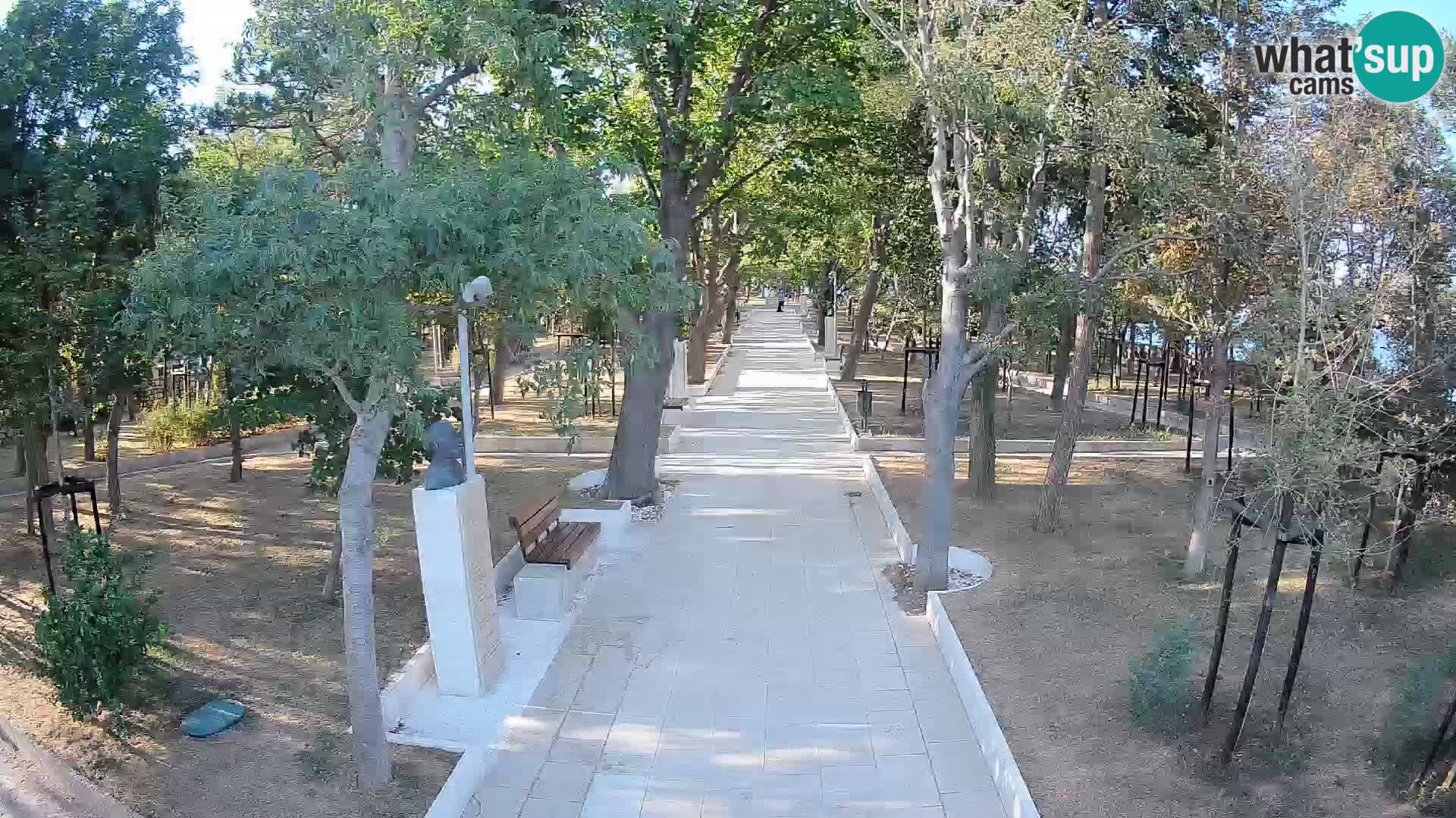 Webcam Schriftstellerpark Senj – Live am Meer