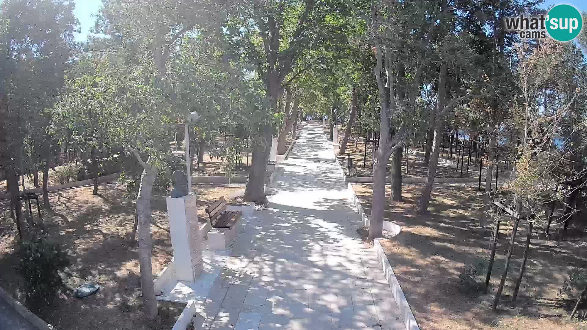Writers’ Park Webcam Senj – Live by the Sea