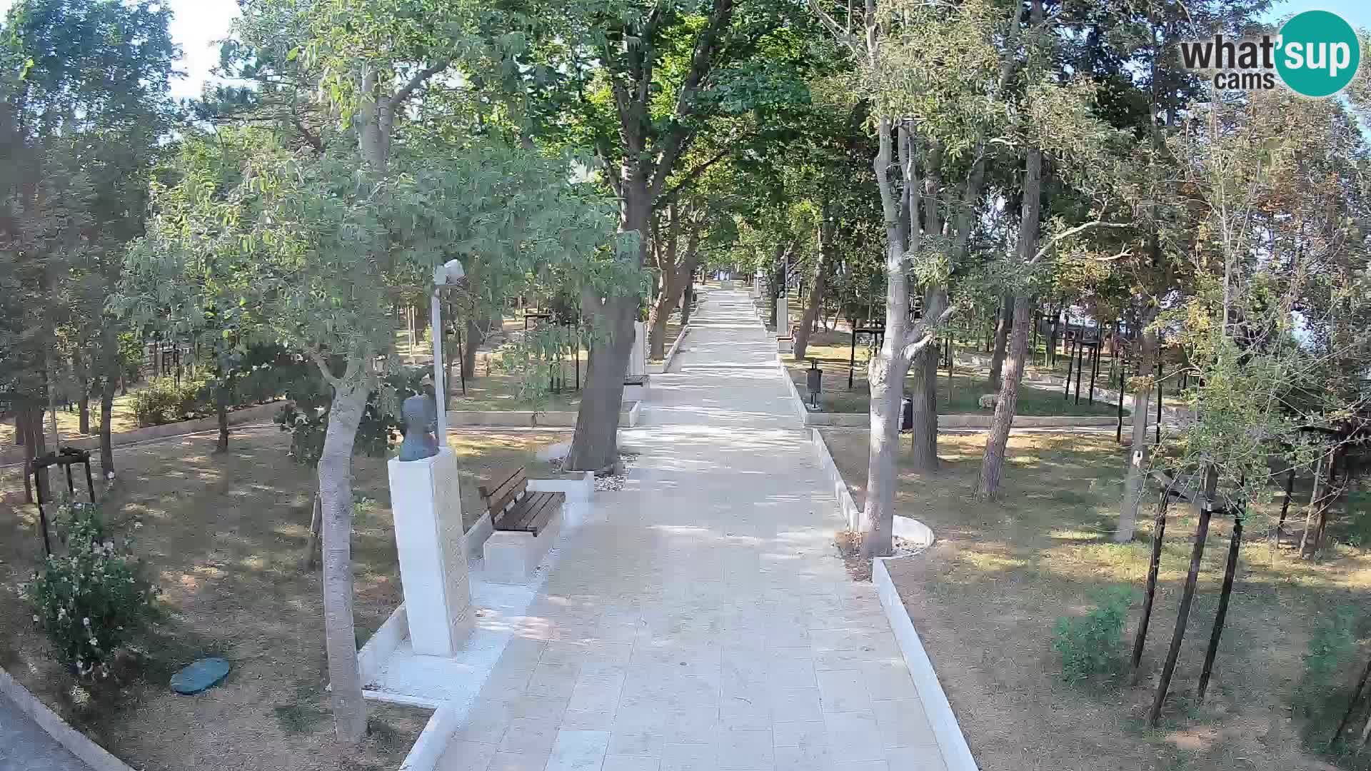 Writers’ Park Webcam Senj – Live by the Sea