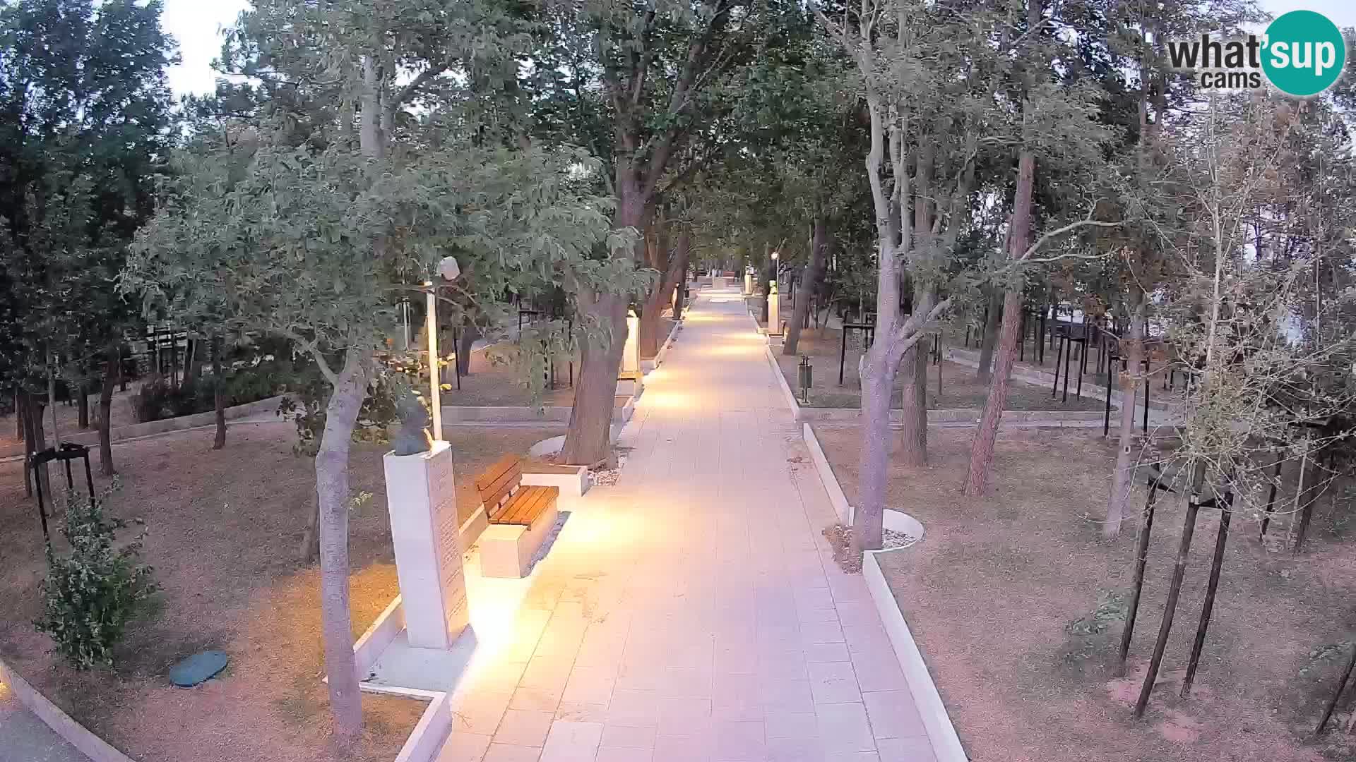 Writers’ Park Webcam Senj – Live by the Sea