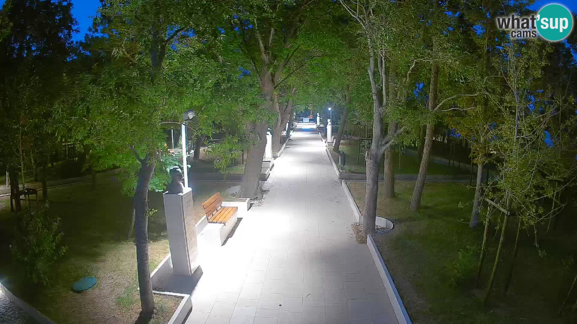 Writers’ Park Webcam Senj – Live by the Sea