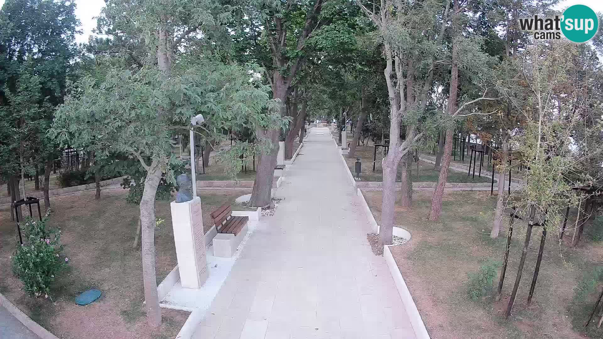 Webcam Schriftstellerpark Senj – Live am Meer