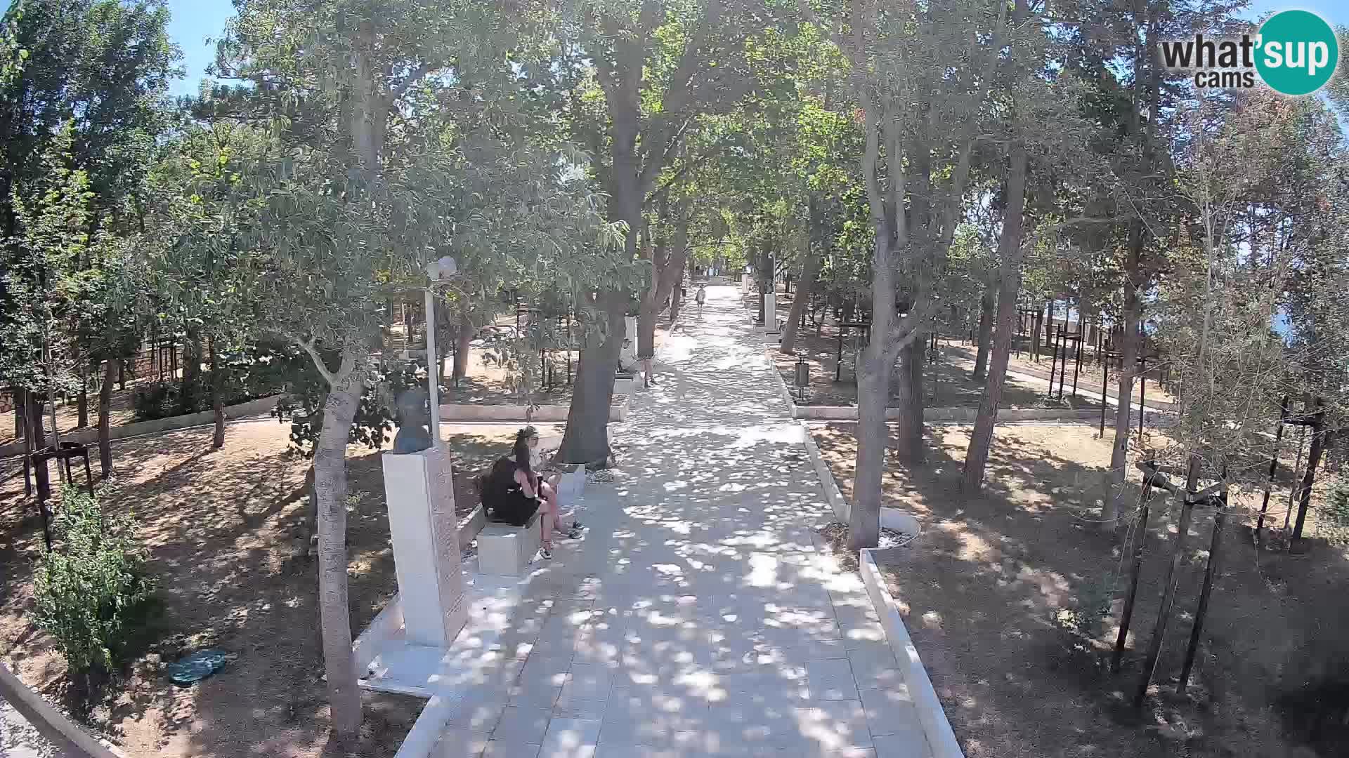 Writers’ Park Webcam Senj – Live by the Sea