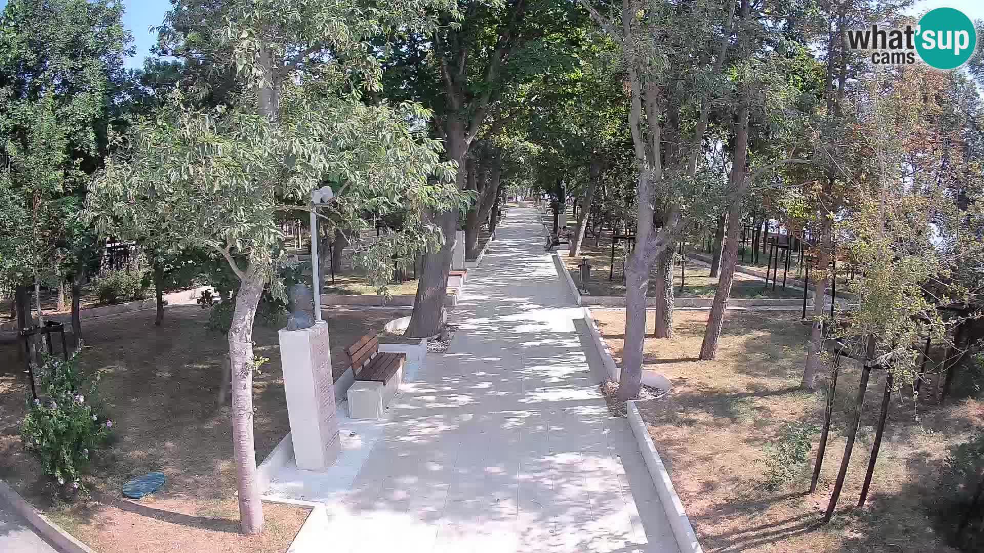 Writers’ Park Webcam Senj – Live by the Sea