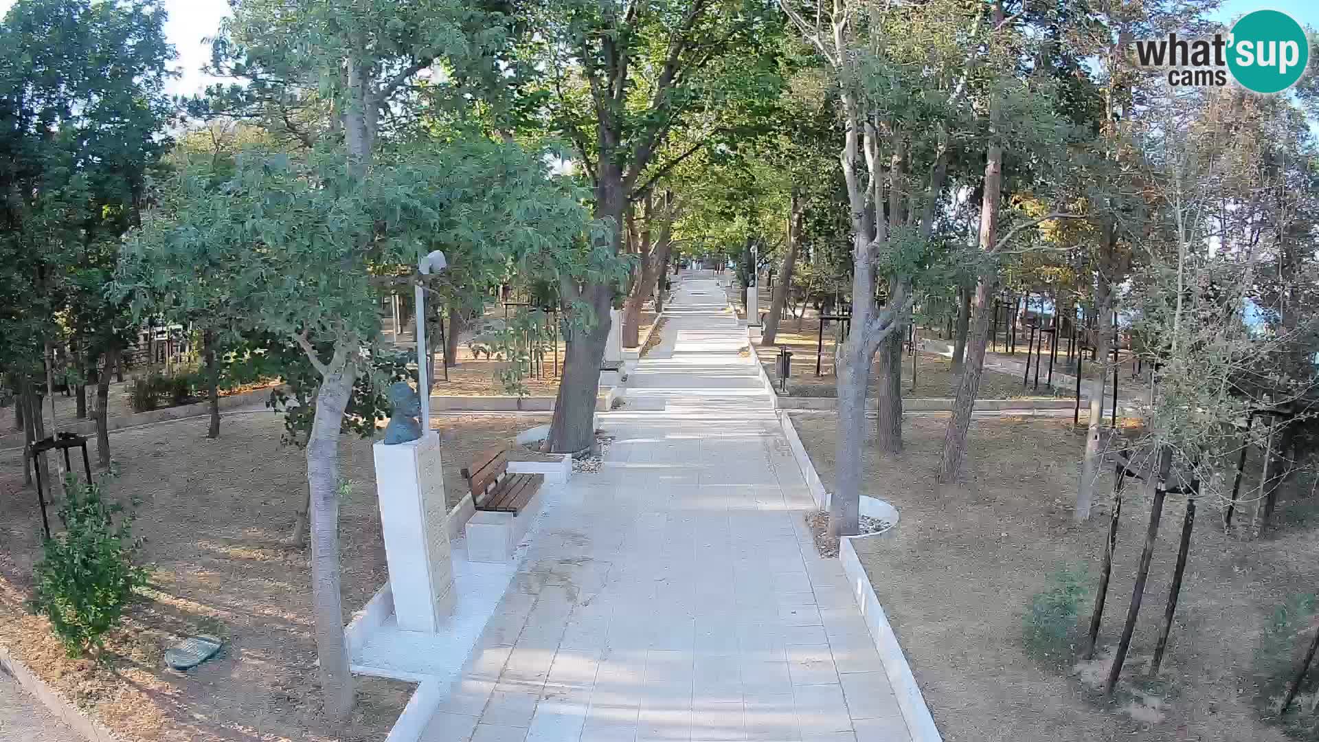 Writers’ Park Webcam Senj – Live by the Sea