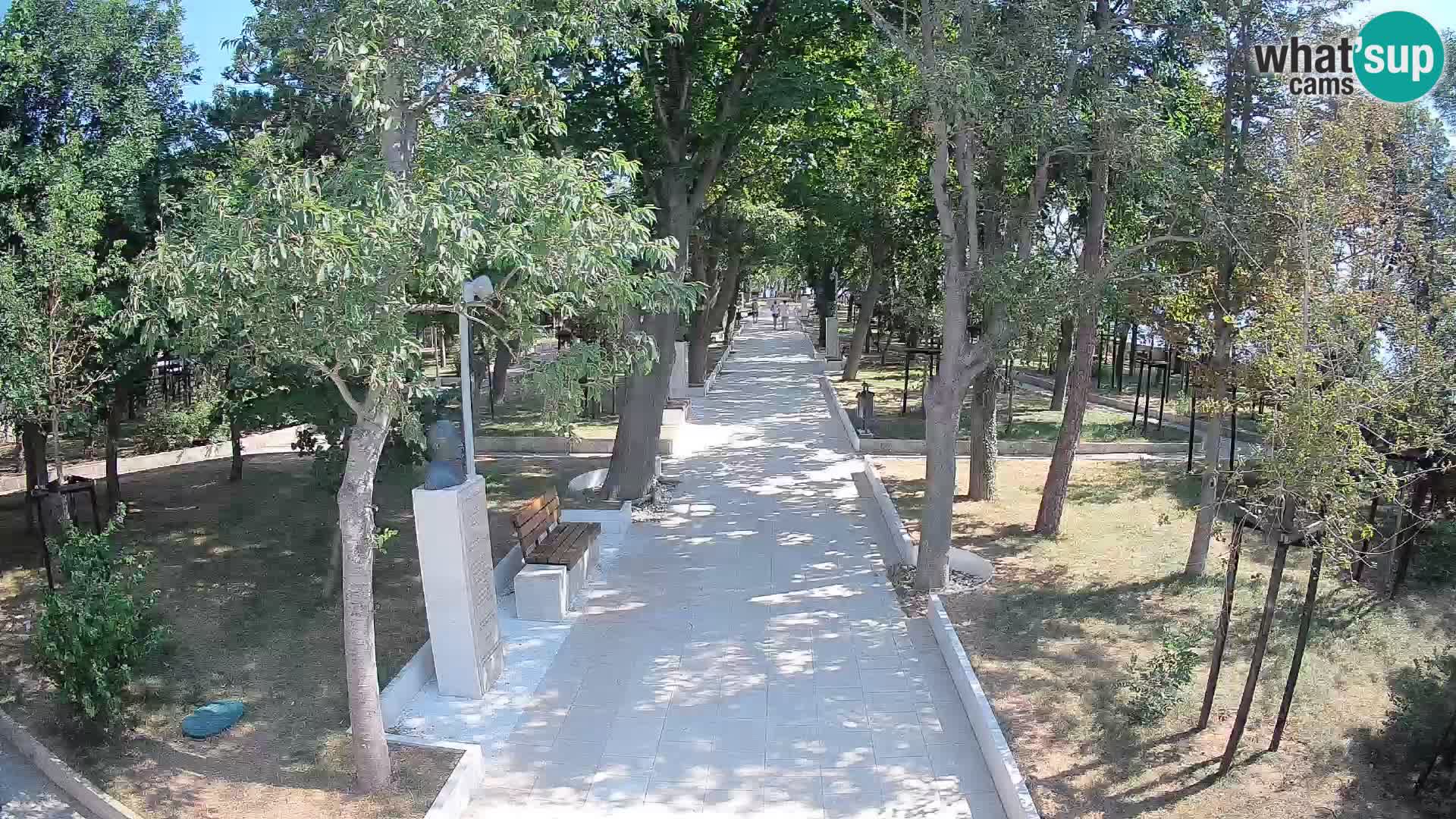 Writers’ Park Webcam Senj – Live by the Sea