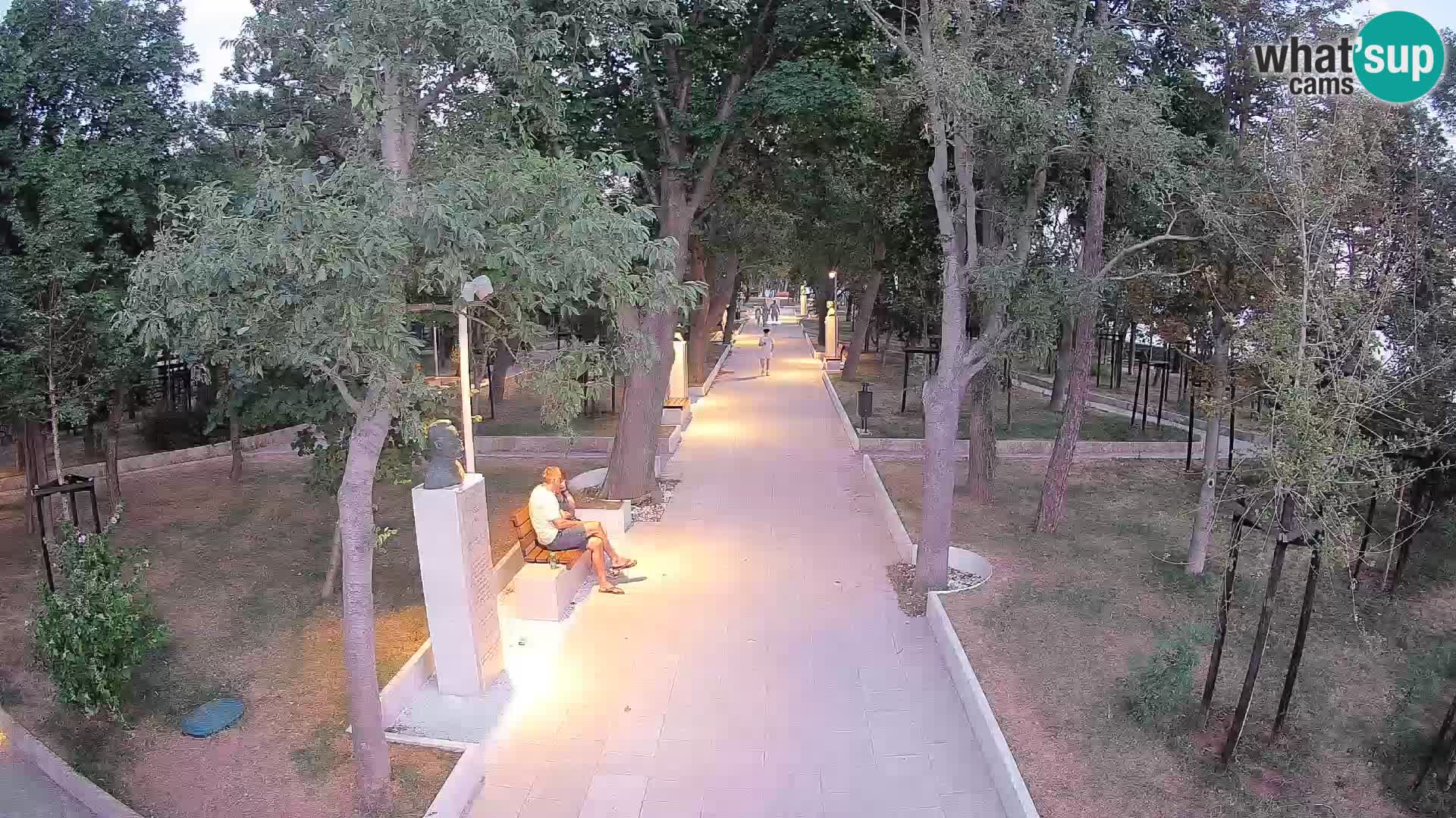 Writers’ Park Webcam Senj – Live by the Sea