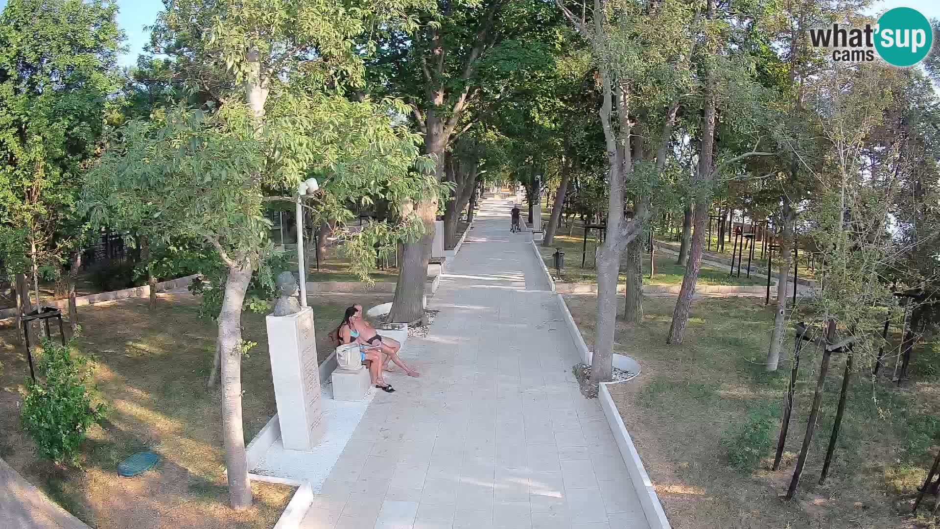 Writers’ Park Webcam Senj – Live by the Sea