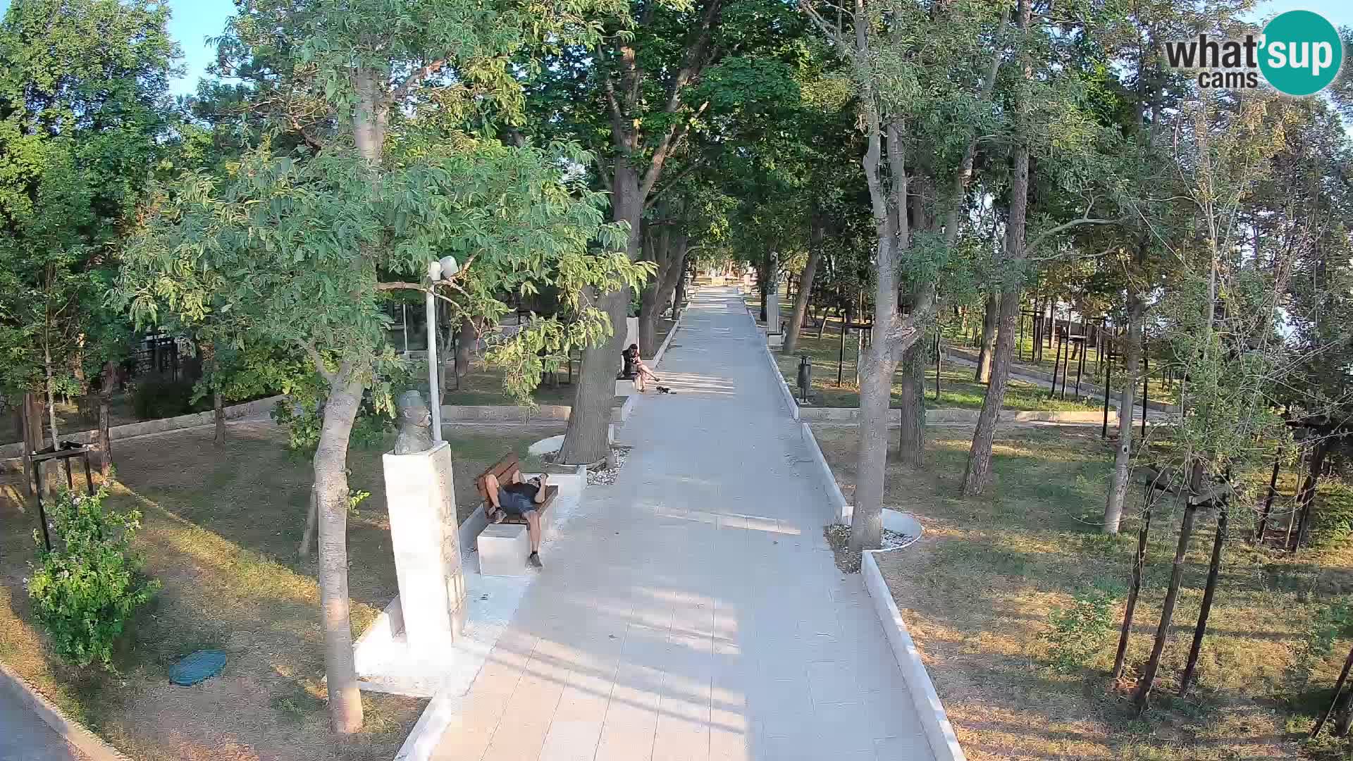 Writers’ Park Webcam Senj – Live by the Sea