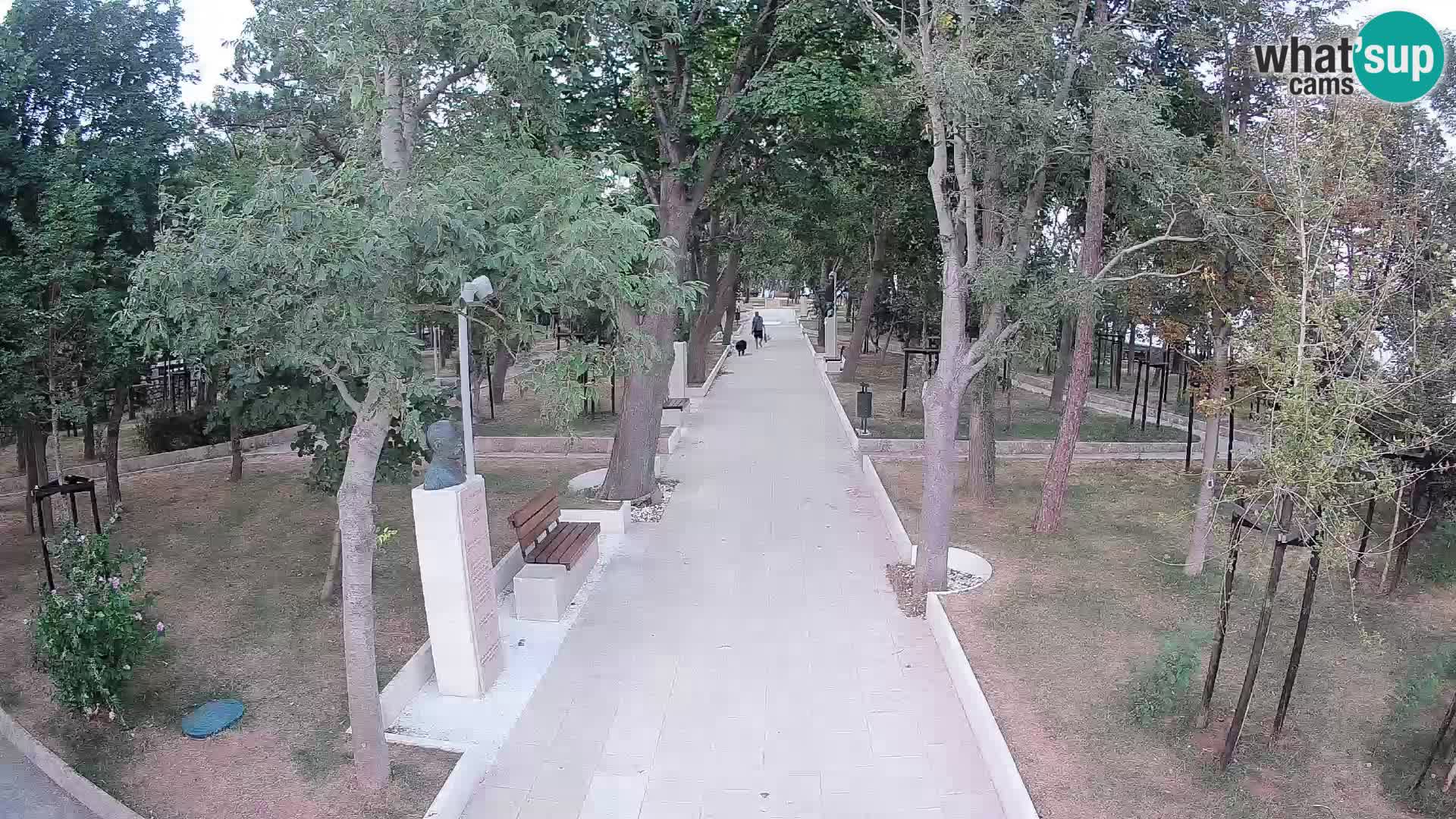 Writers’ Park Webcam Senj – Live by the Sea