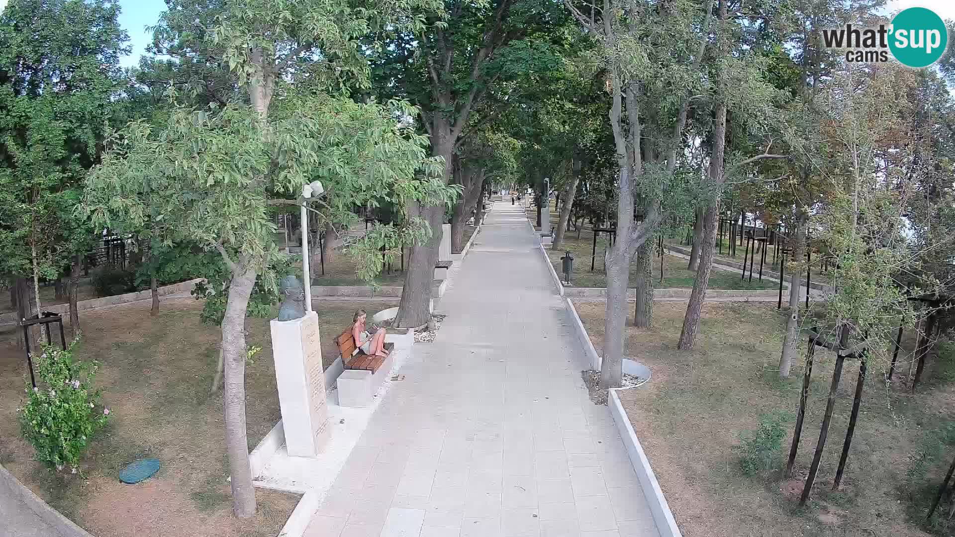 Writers’ Park Webcam Senj – Live by the Sea
