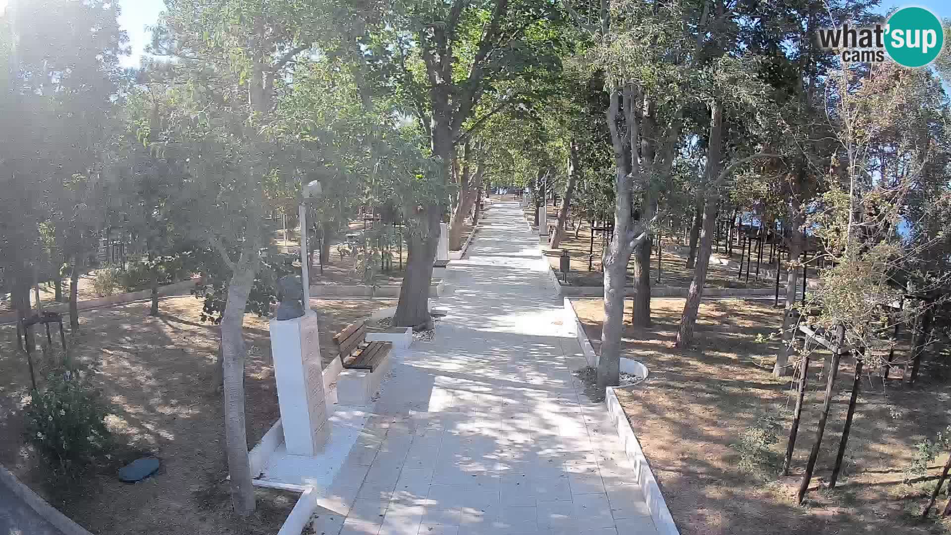 Writers’ Park Webcam Senj – Live by the Sea