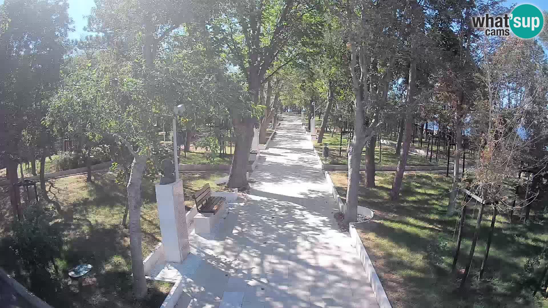 Writers’ Park Webcam Senj – Live by the Sea