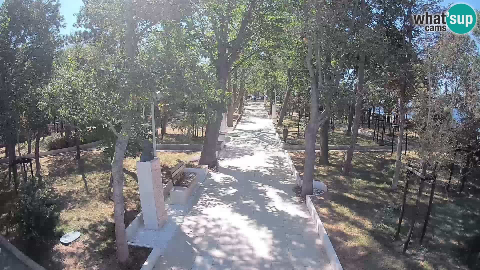 Writers’ Park Webcam Senj – Live by the Sea