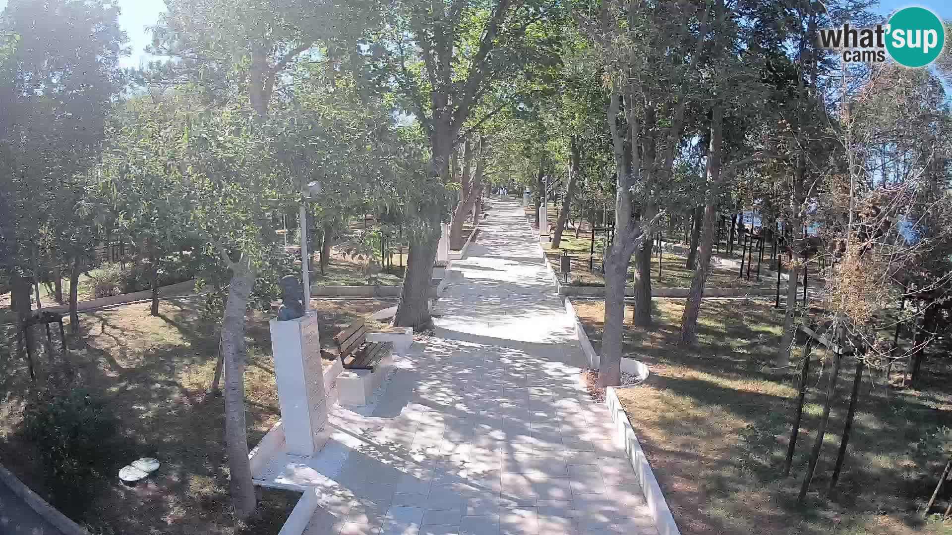 Webcam Schriftstellerpark Senj – Live am Meer