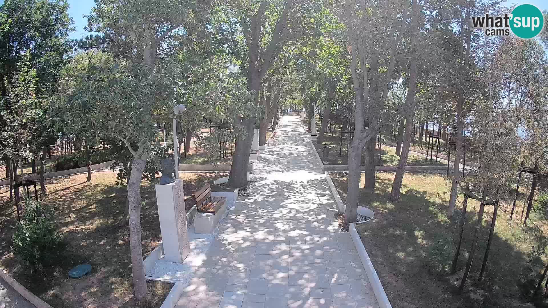 Writers’ Park Webcam Senj – Live by the Sea