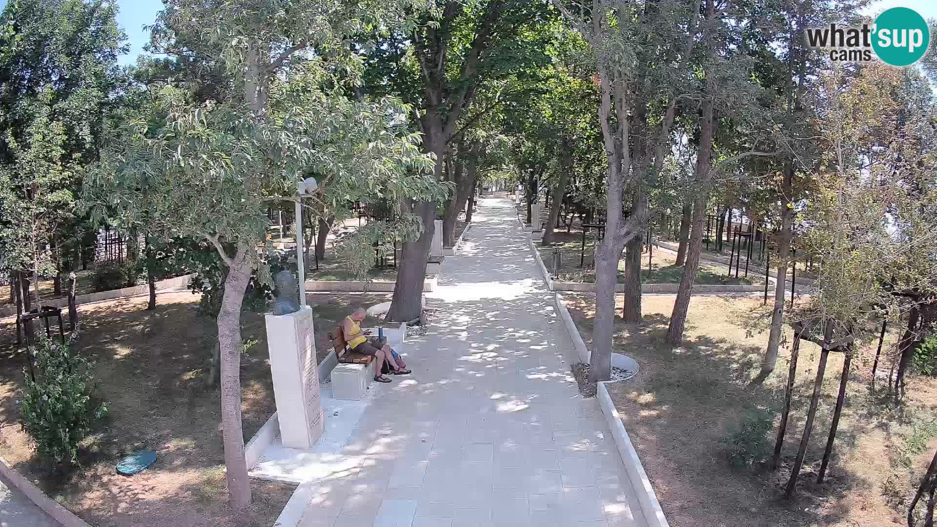 Writers’ Park Webcam Senj – Live by the Sea