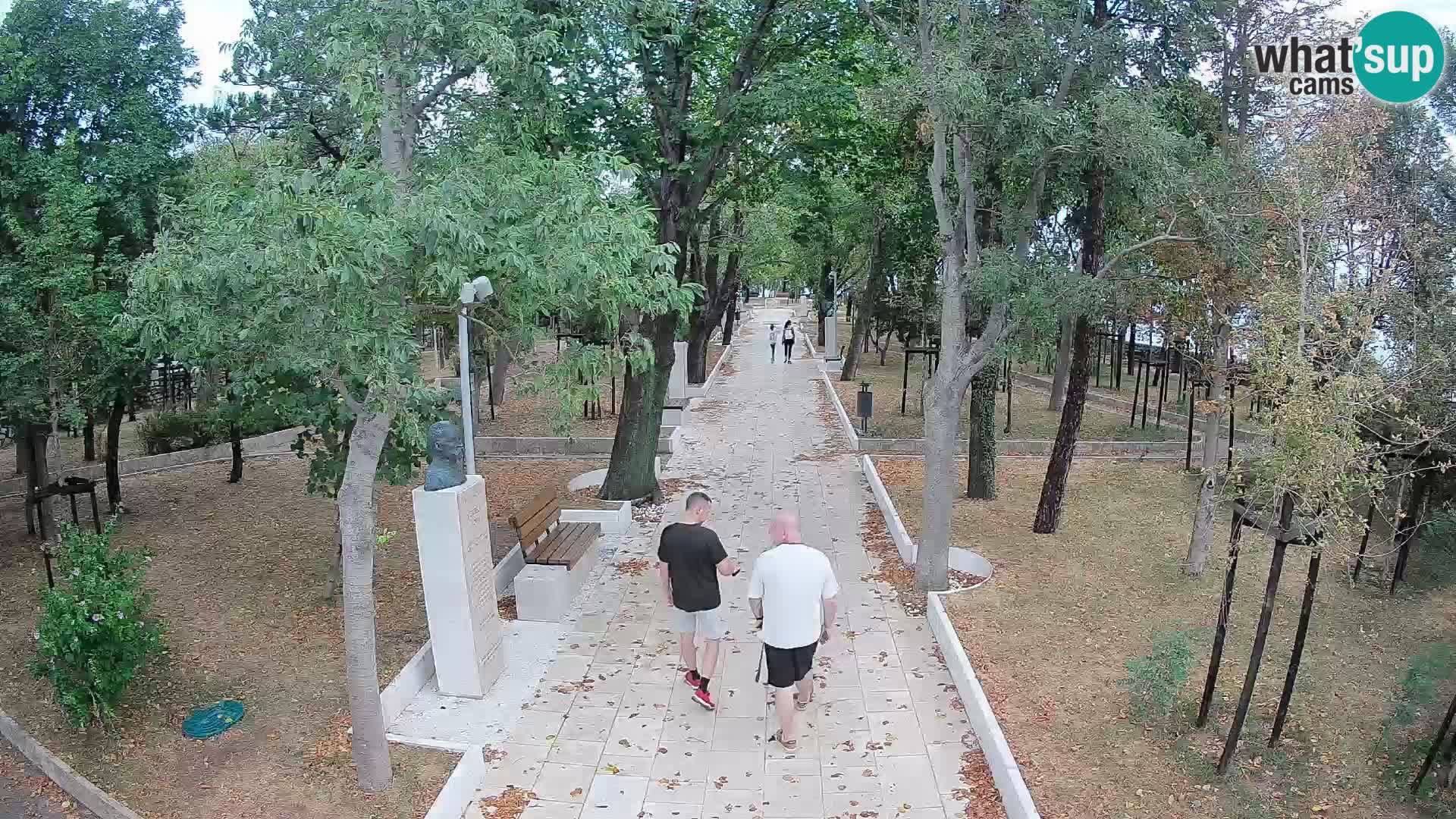 Writers’ Park Webcam Senj – Live by the Sea
