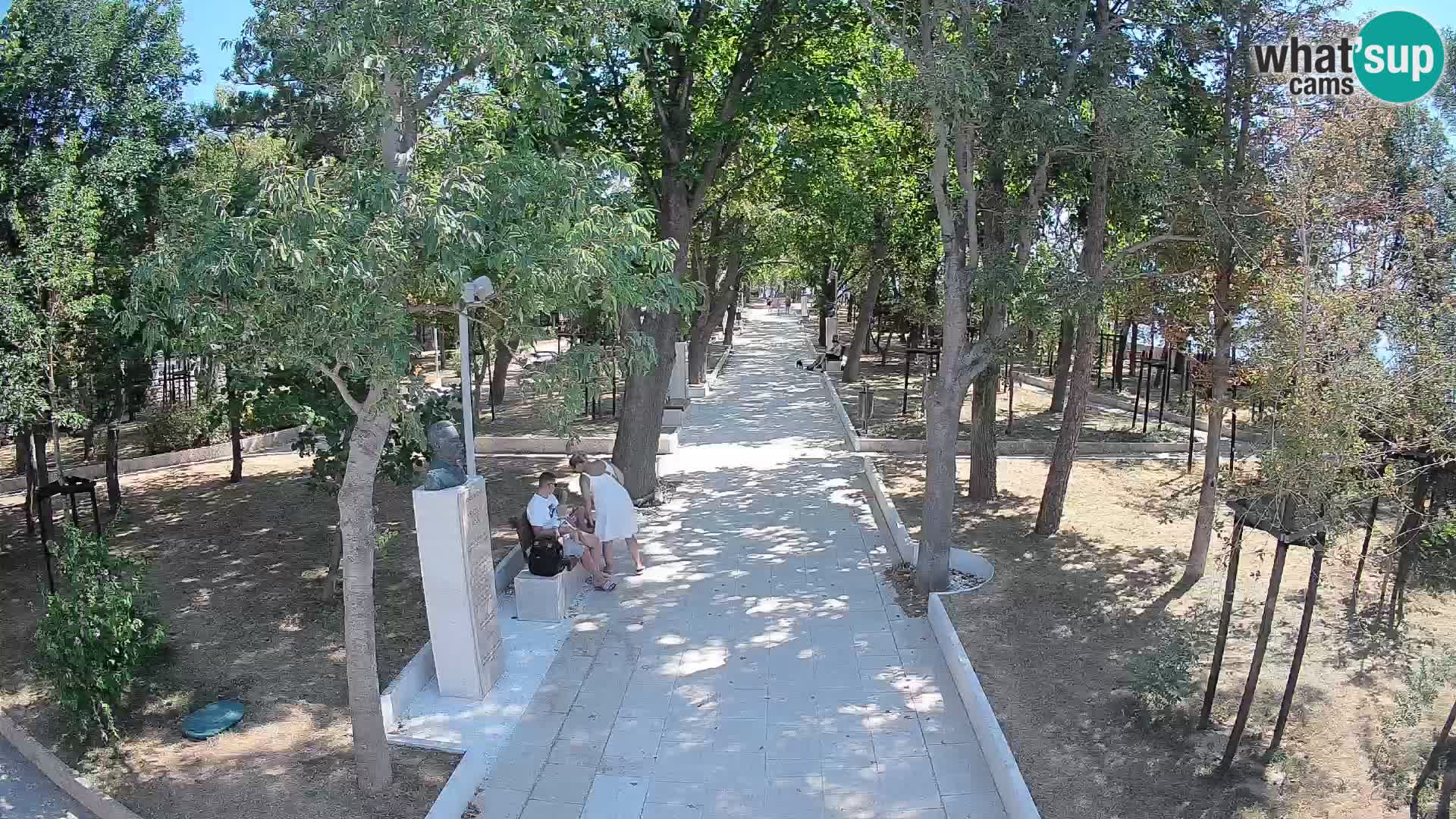 Writers’ Park Webcam Senj – Live by the Sea
