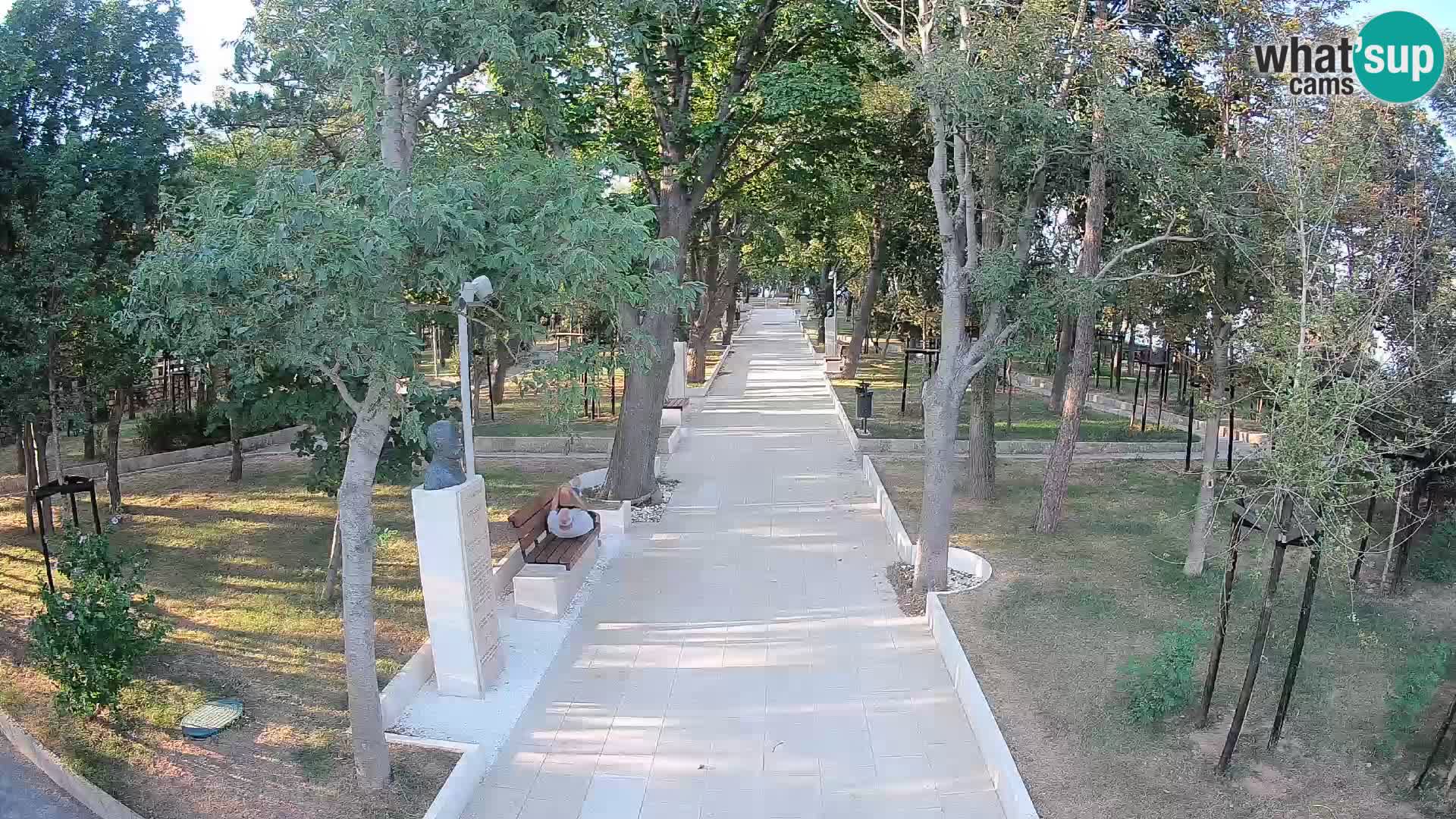 Writers’ Park Webcam Senj – Live by the Sea