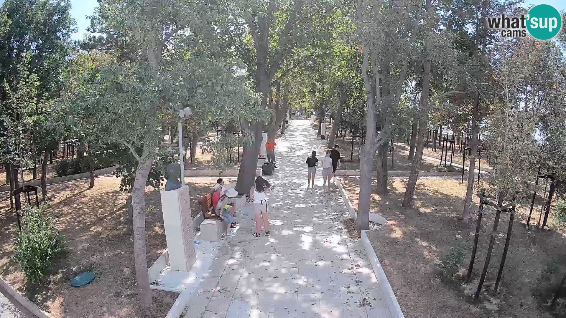 Writers’ Park Webcam Senj – Live by the Sea