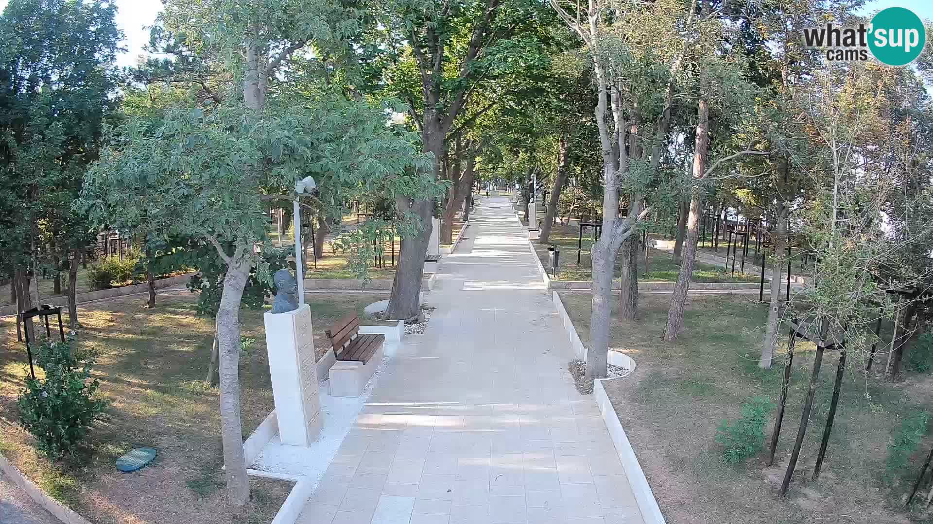 Writers’ Park Webcam Senj – Live by the Sea