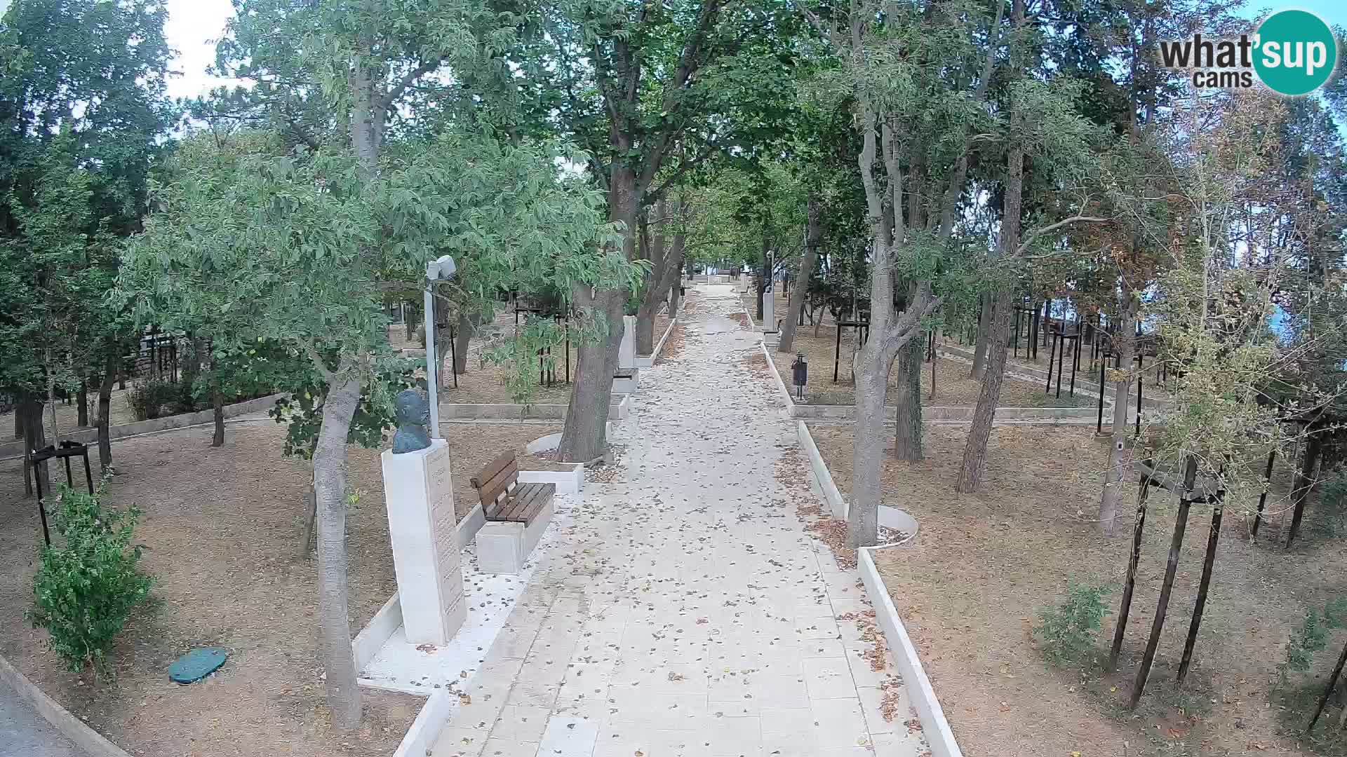 Writers’ Park Webcam Senj – Live by the Sea