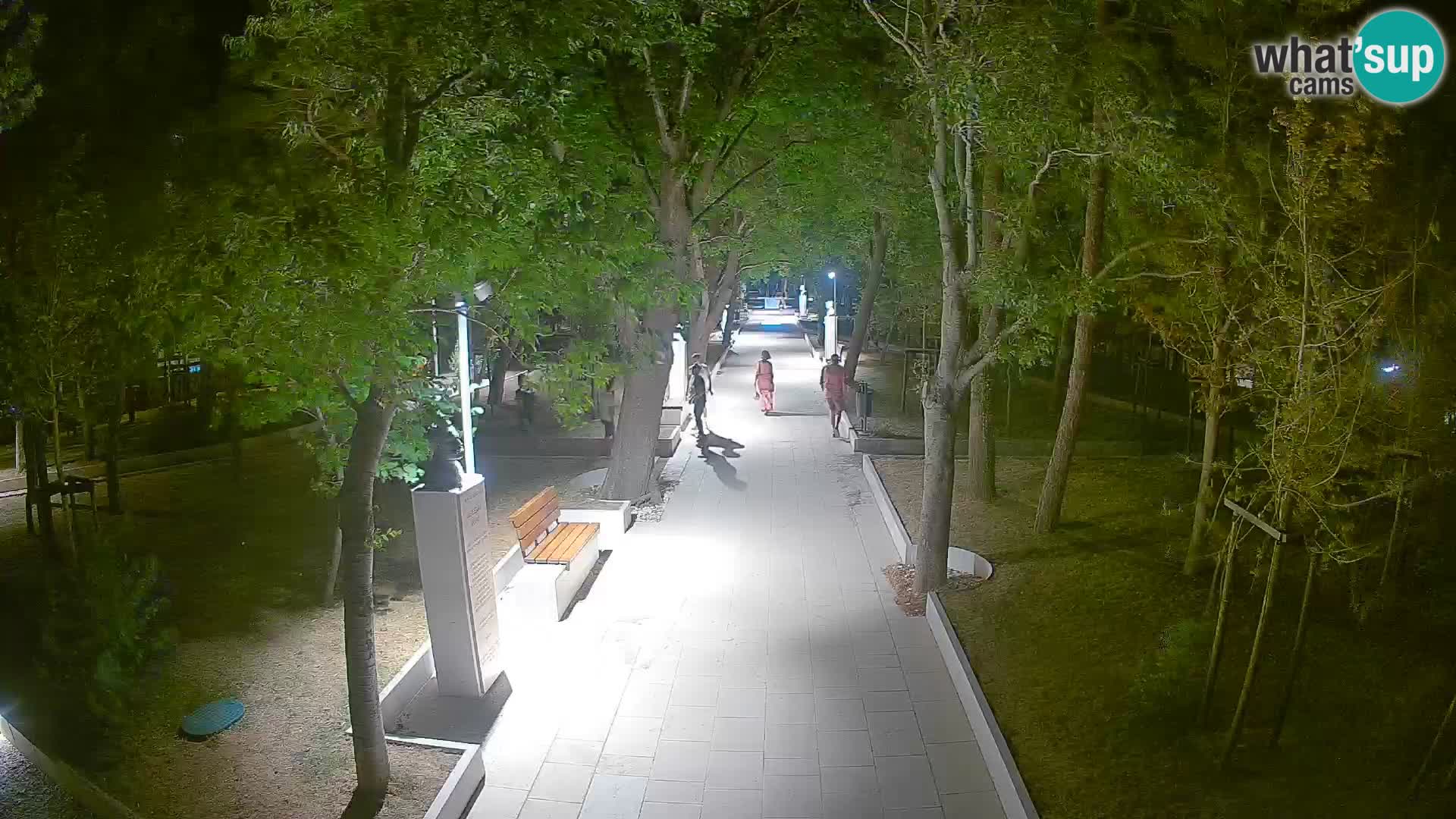 Writers’ Park Webcam Senj – Live by the Sea