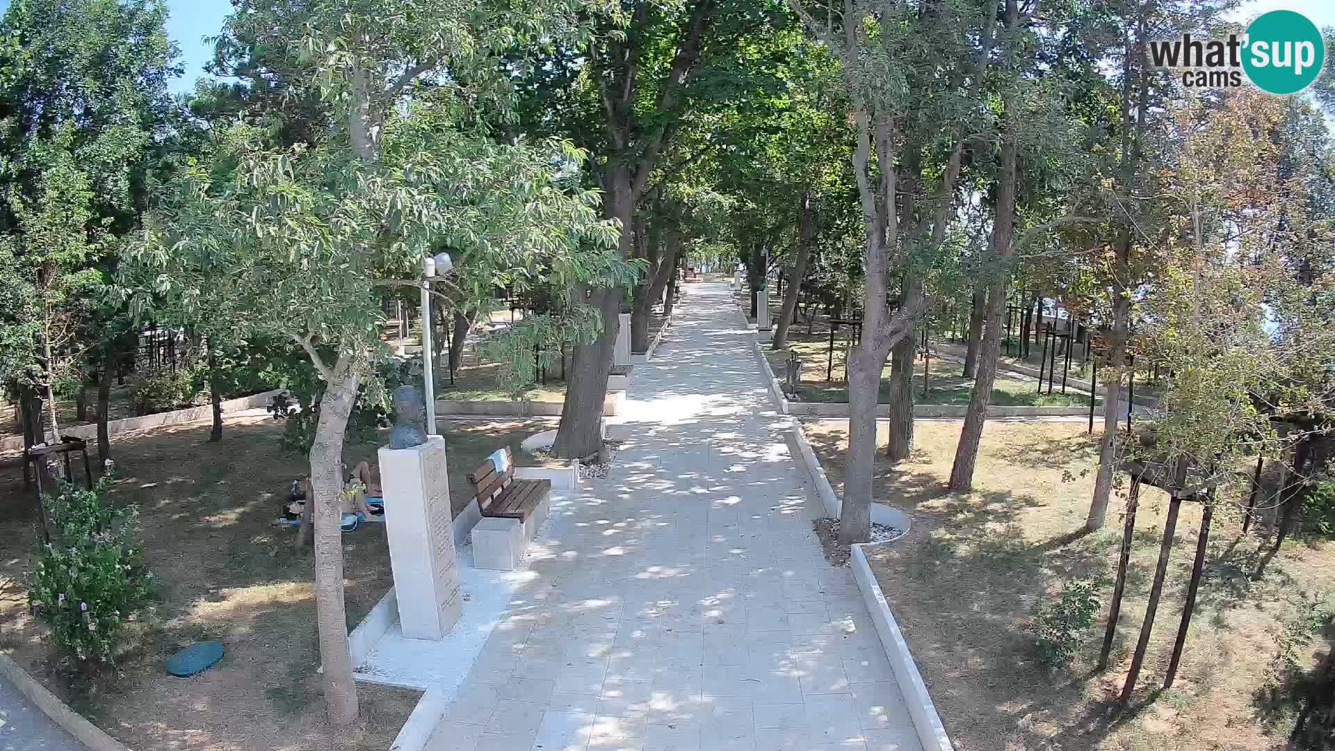 Writers’ Park Webcam Senj – Live by the Sea