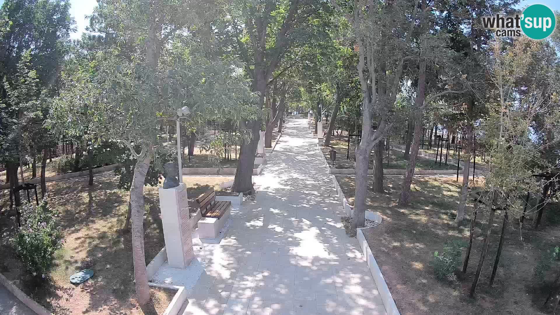 Writers’ Park Webcam Senj – Live by the Sea