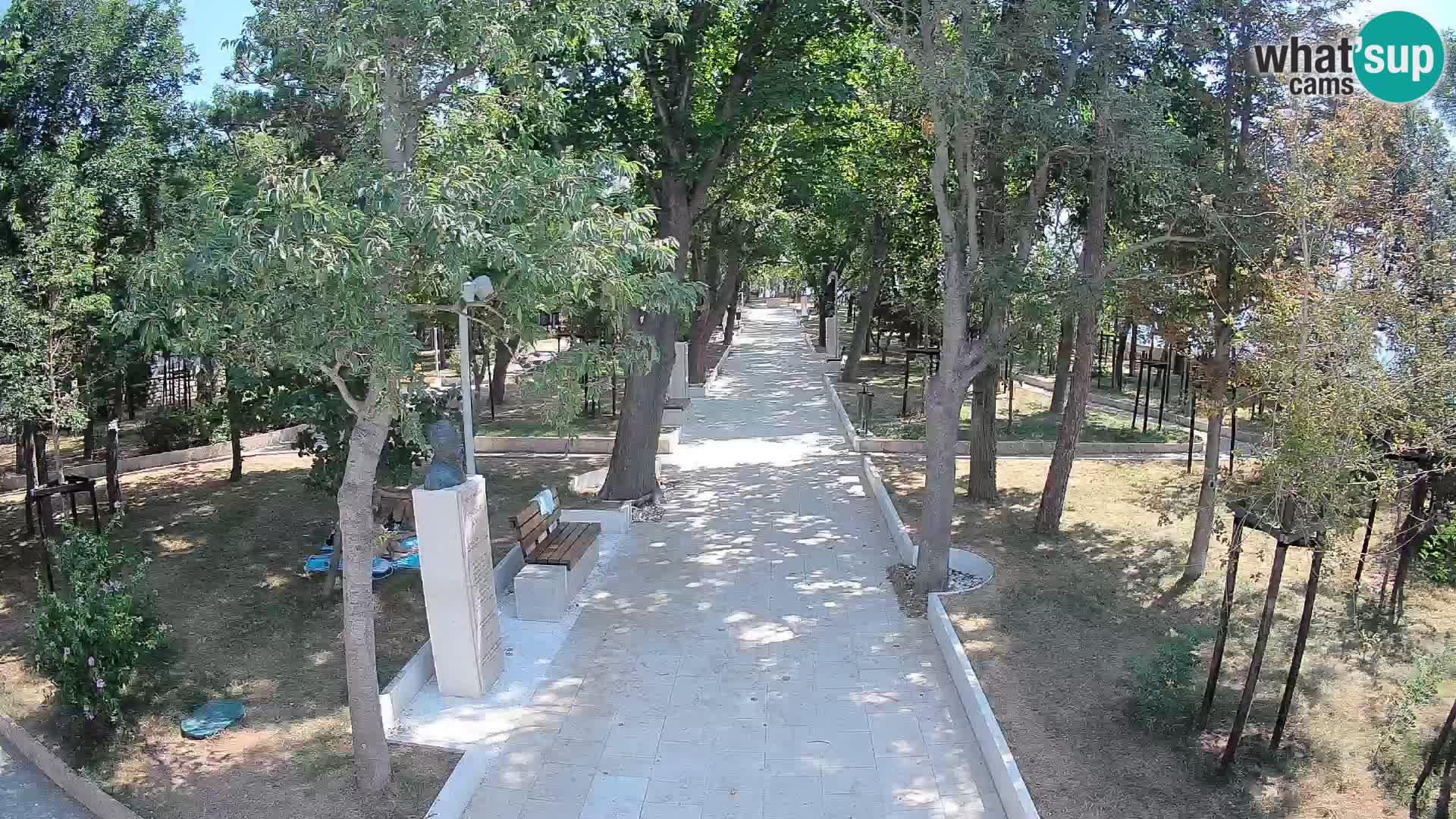 Writers’ Park Webcam Senj – Live by the Sea