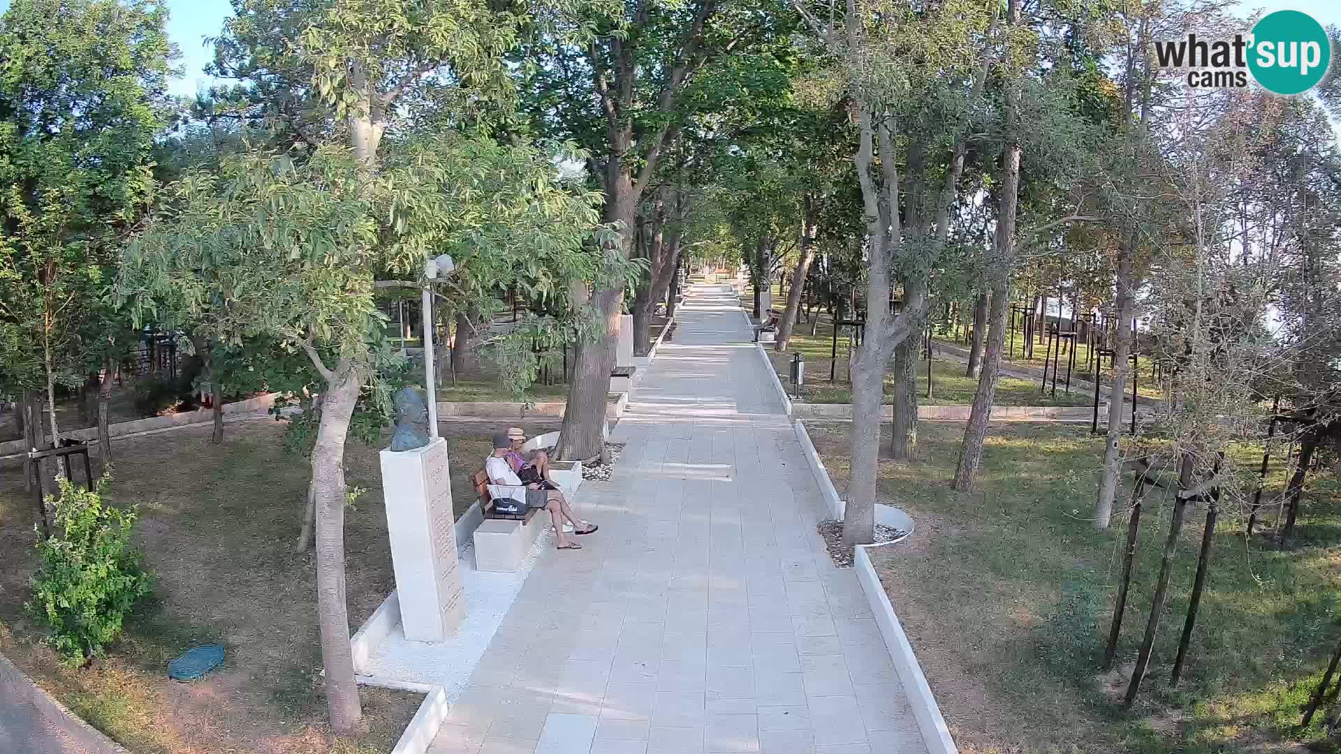 Webcam Schriftstellerpark Senj – Live am Meer