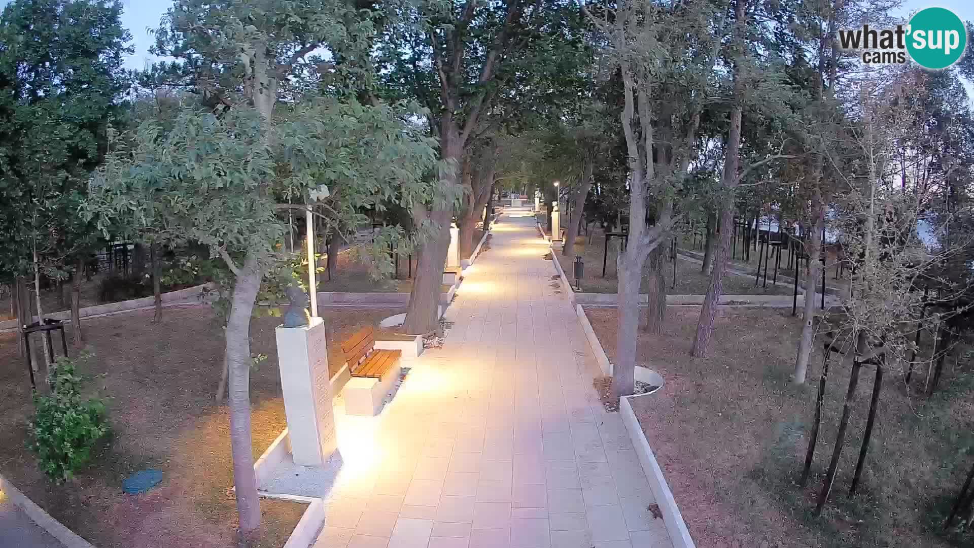 Writers’ Park Webcam Senj – Live by the Sea
