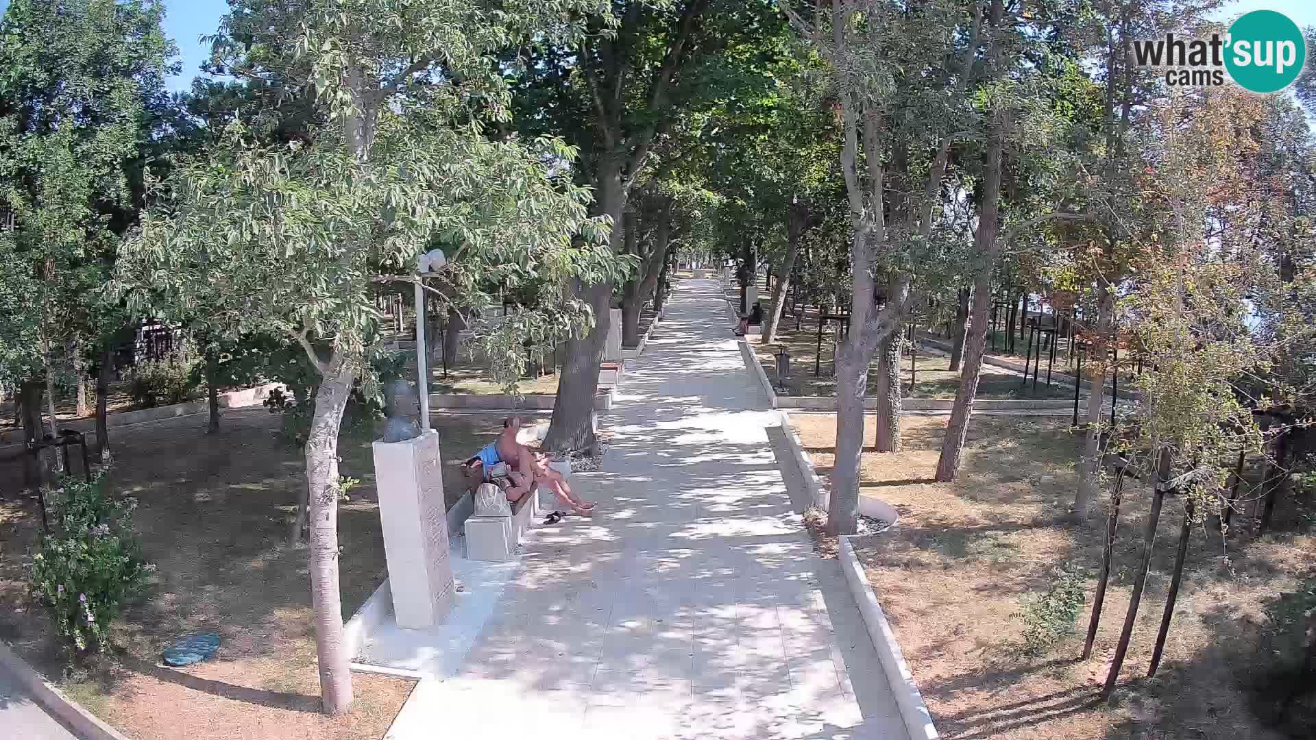 Webcam Schriftstellerpark Senj – Live am Meer