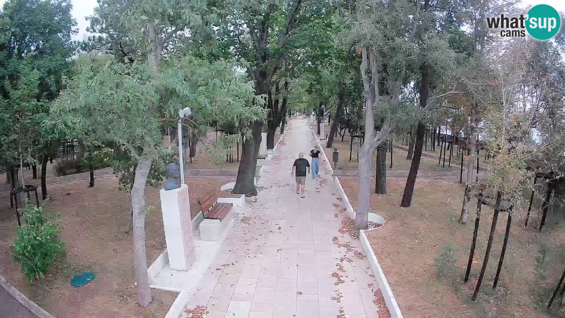Webcam Schriftstellerpark Senj – Live am Meer