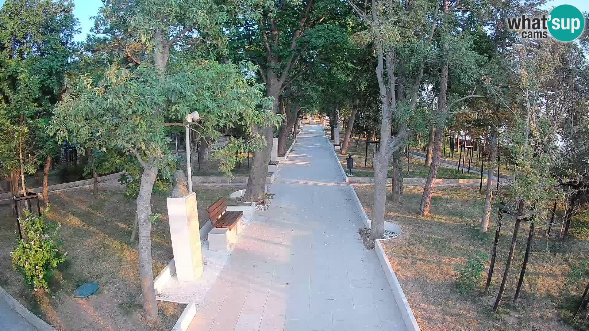 Writers’ Park Webcam Senj – Live by the Sea