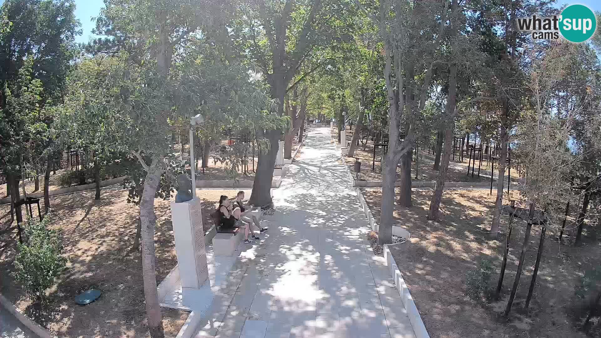 Writers’ Park Webcam Senj – Live by the Sea