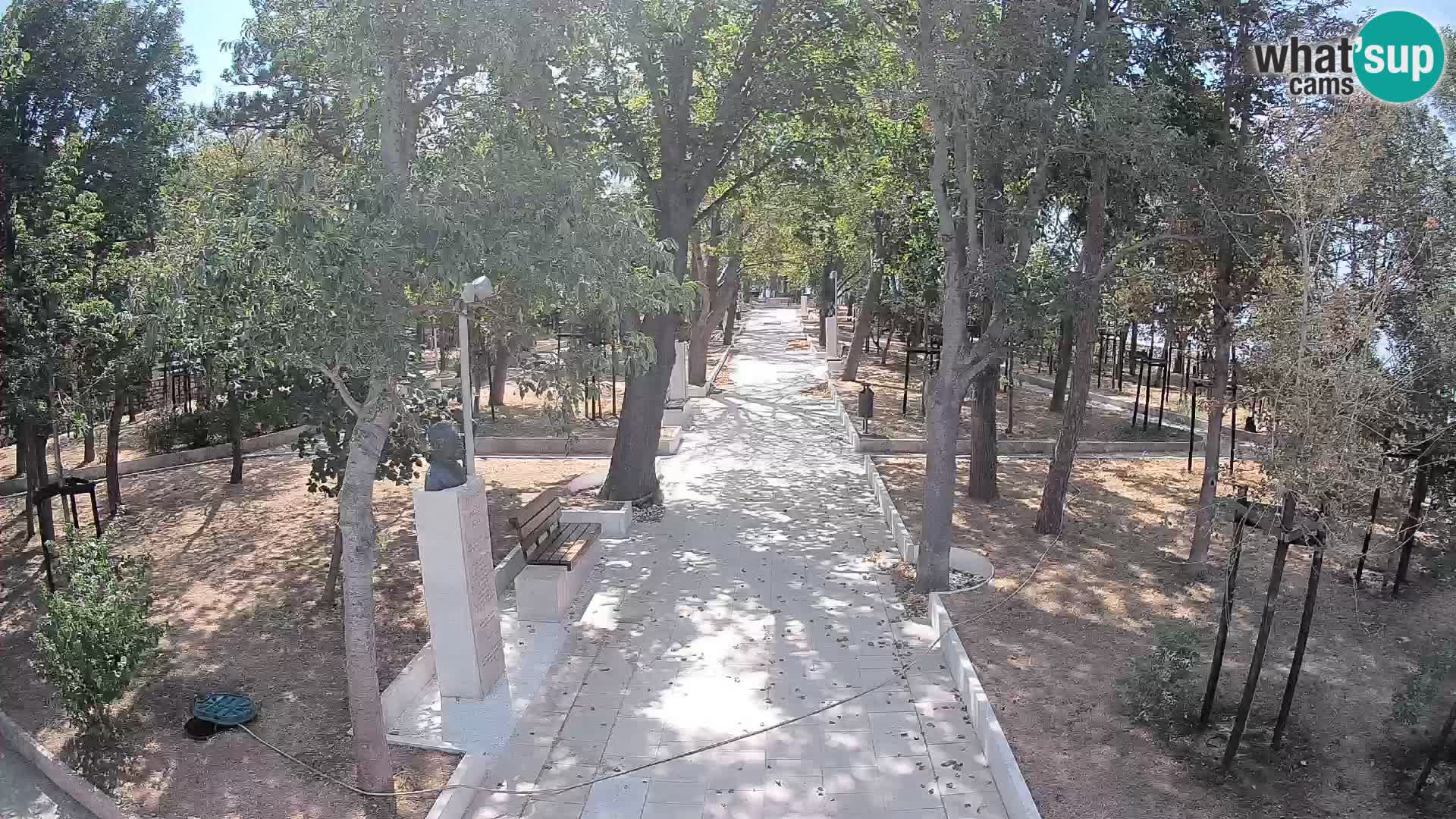 Writers’ Park Webcam Senj – Live by the Sea